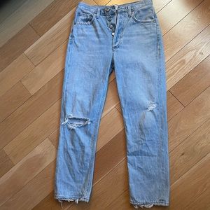 Agolde high waisted denim jeans